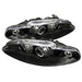 Spyder Auto 5011428 Halo Projector Headlights; Bulbs Included; Pair; Black; - Truck Part Superstore