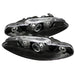 Spyder Auto 5011428 Halo Projector Headlights; Bulbs Included; Pair; Black; - Truck Part Superstore