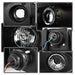 Spyder Auto 5011473 Halo Projector Headlights; Bulbs Included; Pair; Black; - Truck Part Superstore