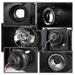 Spyder Auto 5011473 Halo Projector Headlights; Bulbs Included; Pair; Black; - Truck Part Superstore