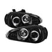 Spyder Auto 5011503 Halo LED Projector Headlights; Bulbs Included; Pair; Black; - Truck Part Superstore