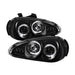 Spyder Auto 5011503 Halo LED Projector Headlights; Bulbs Included; Pair; Black; - Truck Part Superstore