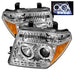Spyder Auto 5011534 Halo LED Projector Headlights; Uses Stock Bulbs; Pair; Chrome; - Truck Part Superstore