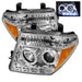 Spyder Auto 5011534 Halo LED Projector Headlights; Uses Stock Bulbs; Pair; Chrome; - Truck Part Superstore