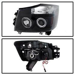 Spyder Auto 5011572 Halo LED Projector Headlights - Truck Part Superstore