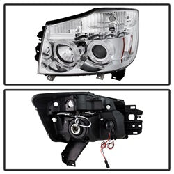 Spyder Auto 5011589 Halo LED Projector Headlights - Truck Part Superstore