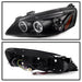 Spyder Auto 5011596 Halo Projector Headlights; Bulbs Included; Pair; Black; - Truck Part Superstore