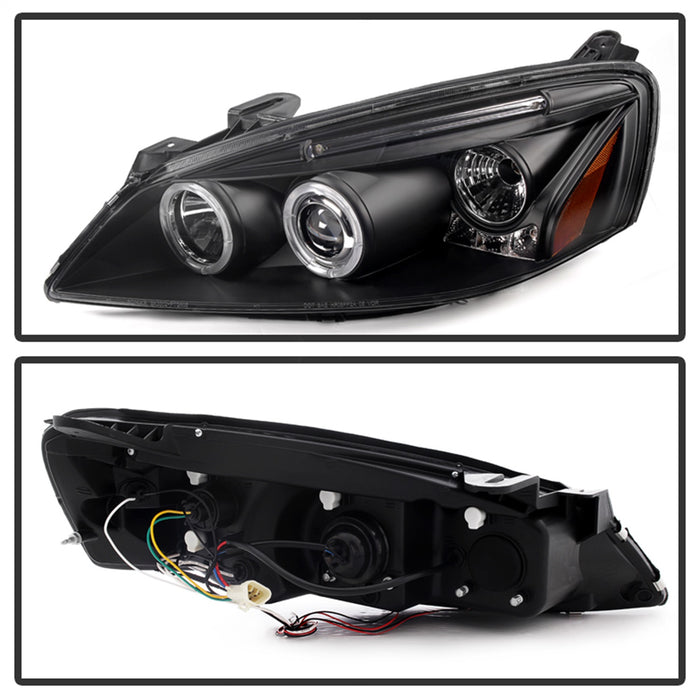 Spyder Auto 5011596 Halo Projector Headlights; Bulbs Included; Pair; Black; - Truck Part Superstore