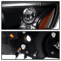 Spyder Auto 5011596 Halo Projector Headlights; Bulbs Included; Pair; Black; - Truck Part Superstore