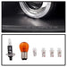Spyder Auto 5011596 Halo Projector Headlights; Bulbs Included; Pair; Black; - Truck Part Superstore