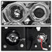 Spyder Auto 5011602 Halo Projector Headlights; Bulbs Included; Pair; Chrome; - Truck Part Superstore