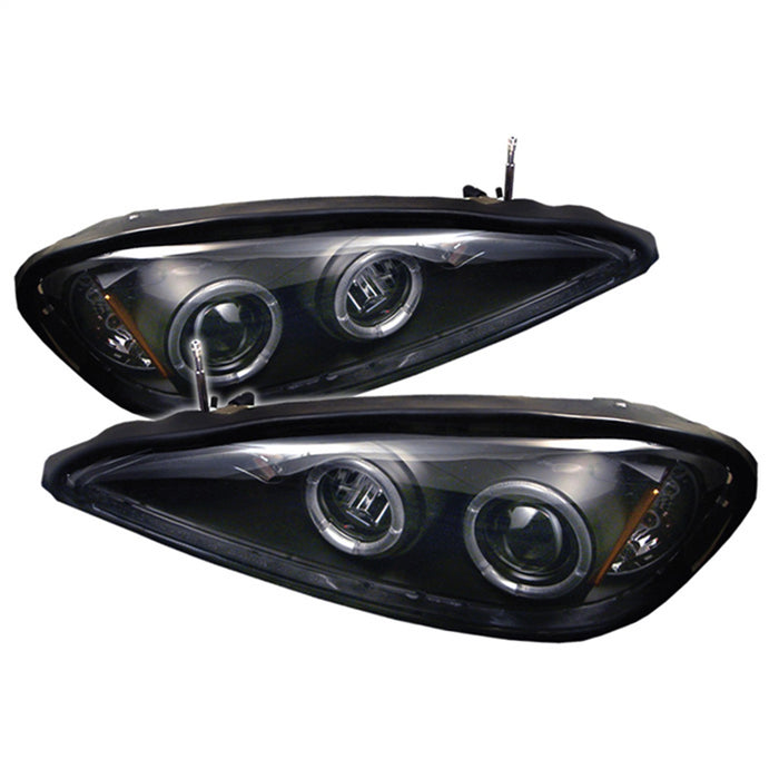 Spyder Auto 5011640 Halo LED Projector Headlights; Bulbs Included; Pair; Black; - Truck Part Superstore