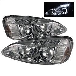 Spyder Auto 5011671 Halo Projector Headlights; Bulbs Included; Pair; Chrome; - Truck Part Superstore