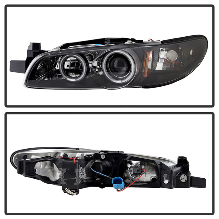 Spyder Auto 5011695 CCFL Halo Projector Headlights; 1 pc.; Bulbs Included; Pair; Black; - Truck Part Superstore