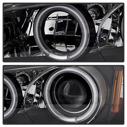 Spyder Auto 5011695 CCFL Halo Projector Headlights; 1 pc.; Bulbs Included; Pair; Black; - Truck Part Superstore