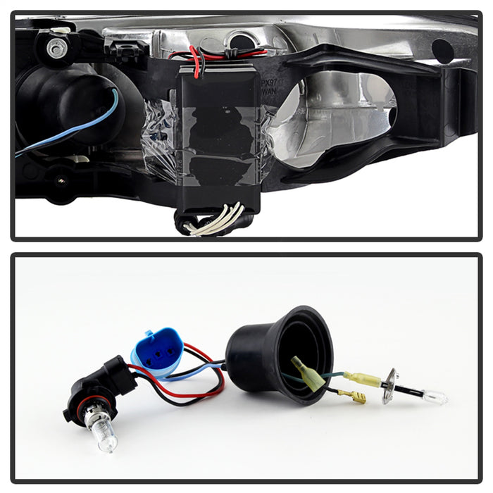 Spyder Auto 5011695 CCFL Halo Projector Headlights; 1 pc.; Bulbs Included; Pair; Black; - Truck Part Superstore