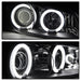 Spyder Auto 5011695 CCFL Halo Projector Headlights; 1 pc.; Bulbs Included; Pair; Black; - Truck Part Superstore