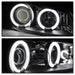 Spyder Auto 5011695 CCFL Halo Projector Headlights; 1 pc.; Bulbs Included; Pair; Black; - Truck Part Superstore