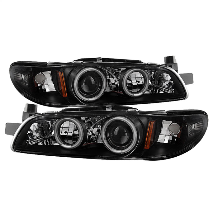 Spyder Auto 5011695 CCFL Halo Projector Headlights; 1 pc.; Bulbs Included; Pair; Black; - Truck Part Superstore