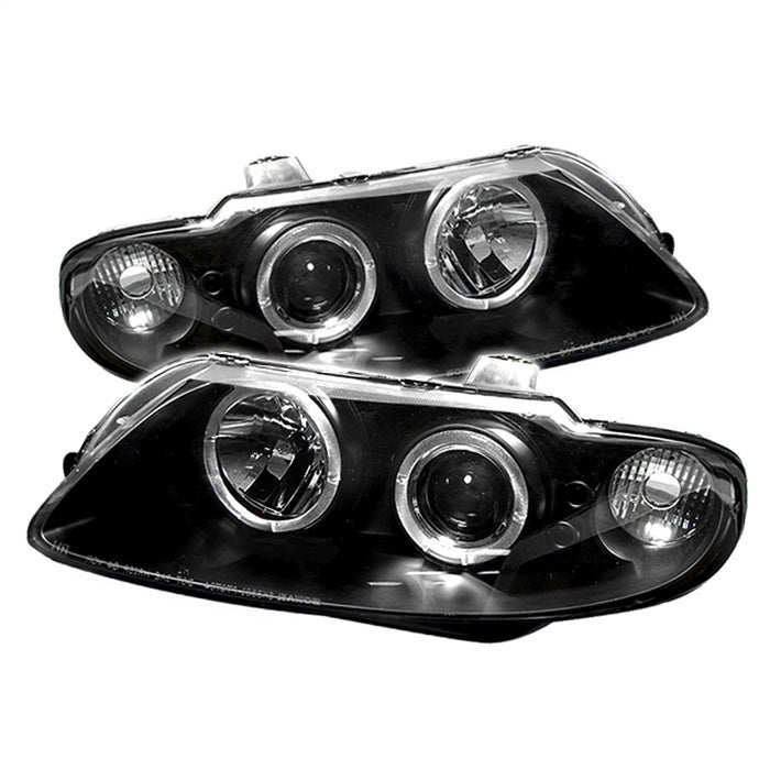 Spyder Auto 5011749 Halo LED Projector Headlights; Bulbs Included; Pair; Black; - Truck Part Superstore