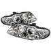 Spyder Auto 5011756 Halo LED Projector Headlights; Bulbs Included; Pair; Chrome; - Truck Part Superstore