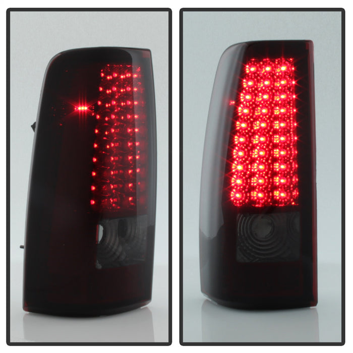 Spyder Auto 5011763 XTune LED Tail Lights; Red Smoke; - Truck Part Superstore