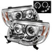 Spyder Auto 5011923 Halo LED Projector Headlights; Bulbs Included; Pair; Chrome; - Truck Part Superstore