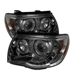 Spyder Auto 5011930 Halo LED Projector Headlights; Bulbs Included; Pair; Smoke; - Truck Part Superstore