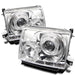 Spyder Auto 5011954 Halo LED Projector Headlights; Bulbs Included; Pair; Chrome; - Truck Part Superstore