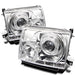 Spyder Auto 5011954 Halo LED Projector Headlights; Bulbs Included; Pair; Chrome; - Truck Part Superstore