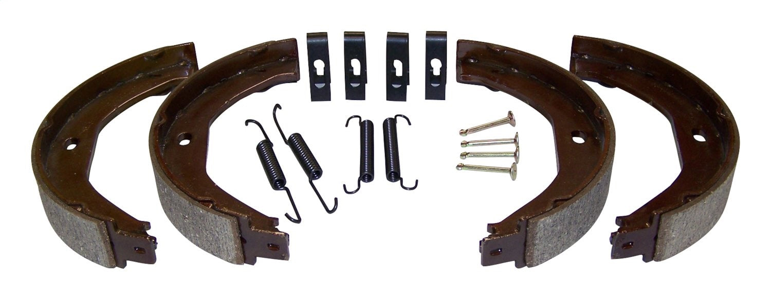 Crown Automotive Jeep Replacement 5011988AA Parking Brake Shoe Set; Rear; Incl. Parking Brake Shoe Kit/Hardware; - Truck Part Superstore