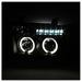 Spyder Auto 5012029 Halo Projector Headlights; Uses Stock Bulbs; Pair; Black; w/o Headlight Washer; - Truck Part Superstore