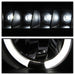 Spyder Auto 5012029 Halo Projector Headlights; Uses Stock Bulbs; Pair; Black; w/o Headlight Washer; - Truck Part Superstore