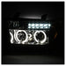 Spyder Auto 5012036 Halo Projector Headlights; Uses Stock Bulbs; Pair; Chrome; w/o Headlight Washer; - Truck Part Superstore