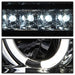 Spyder Auto 5012036 Halo Projector Headlights; Uses Stock Bulbs; Pair; Chrome; w/o Headlight Washer; - Truck Part Superstore