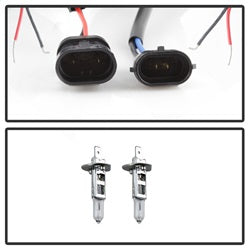 Spyder Auto 5012043 Halo Projector Headlights; Bulbs Included; Pair; Smoke; w/o Headlight Washer; - Truck Part Superstore