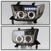 Spyder Auto 5012043 Halo Projector Headlights; Bulbs Included; Pair; Smoke; w/o Headlight Washer; - Truck Part Superstore