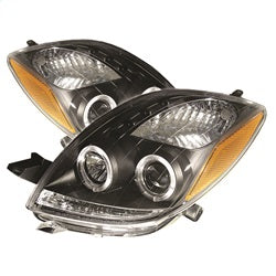 Spyder Auto 5012050 Halo Projector Headlights; Bulbs Included; Pair; Black; - Truck Part Superstore