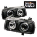 Spyder Auto 5012197 Halo Projector Headlights; Bulbs Included; Pair; Black; - Truck Part Superstore