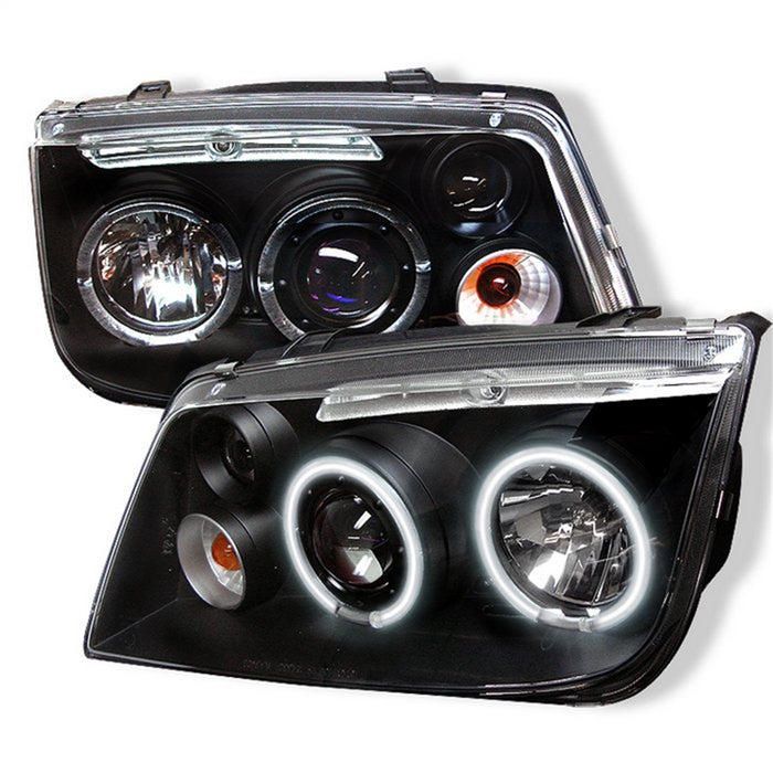 Spyder Auto 5012210 CCFL LED Projector Headlights; Bulbs Included; Pair; Black; - Truck Part Superstore