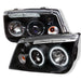 Spyder Auto 5012210 CCFL LED Projector Headlights; Bulbs Included; Pair; Black; - Truck Part Superstore