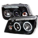 Spyder Auto 5012210 CCFL LED Projector Headlights; Bulbs Included; Pair; Black; - Truck Part Superstore