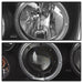 Spyder Auto 5012258 Halo LED Projector Headlights; Bulbs Included; Pair; Black; - Truck Part Superstore