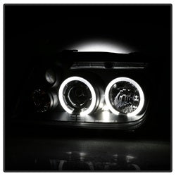 Spyder Auto 5012258 Halo LED Projector Headlights; Bulbs Included; Pair; Black; - Truck Part Superstore