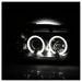 Spyder Auto 5012258 Halo LED Projector Headlights; Bulbs Included; Pair; Black; - Truck Part Superstore