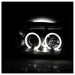 Spyder Auto 5012258 Halo LED Projector Headlights; Bulbs Included; Pair; Black; - Truck Part Superstore