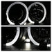 Spyder Auto 5012258 Halo LED Projector Headlights; Bulbs Included; Pair; Black; - Truck Part Superstore