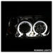 Spyder Auto 5012265 Halo LED Projector Headlights; Bulbs Included; Pair; Chrome; - Truck Part Superstore
