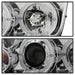 Spyder Auto 5012265 Halo LED Projector Headlights; Bulbs Included; Pair; Chrome; - Truck Part Superstore