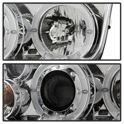 Spyder Auto 5012265 Halo LED Projector Headlights; Bulbs Included; Pair; Chrome; - Truck Part Superstore